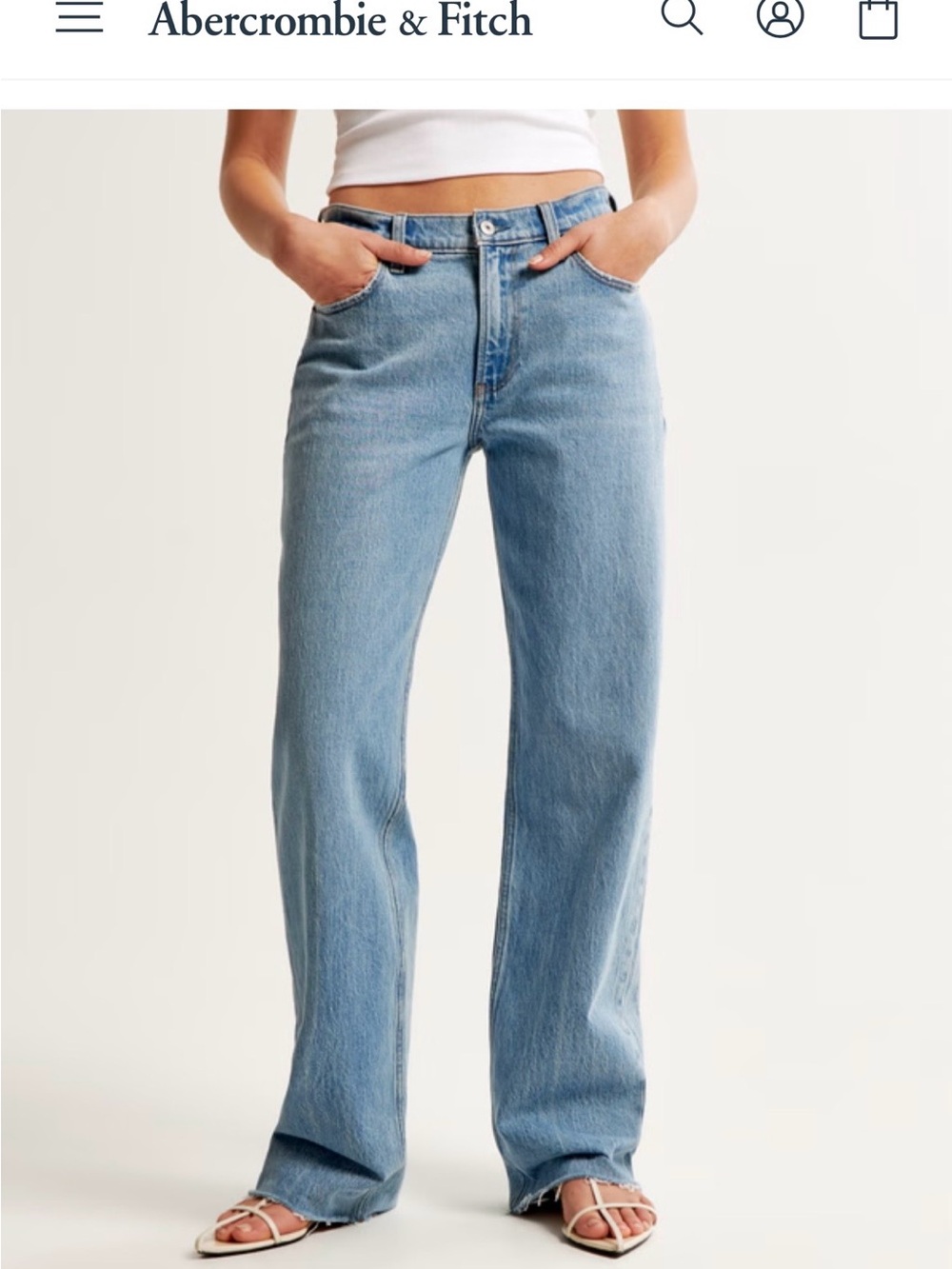 Abercrombie & Fitch Baggy Jeans